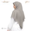 Jilbab Afra Voal Polos - Water Repellent - JAFR - Almaa' 03 Griss